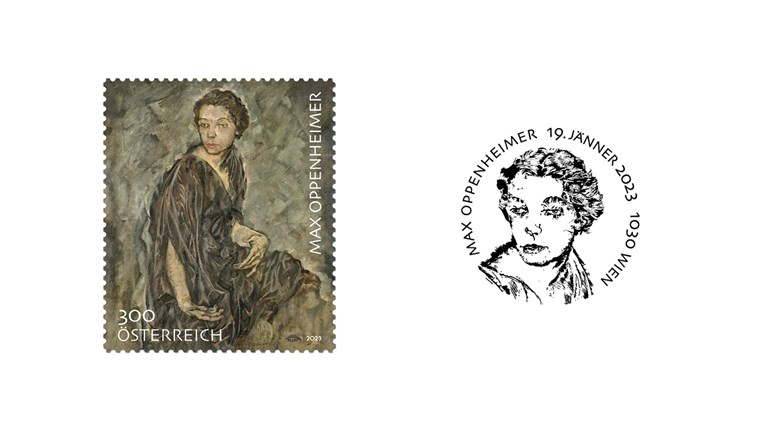 Special stamp Max Oppenheimer